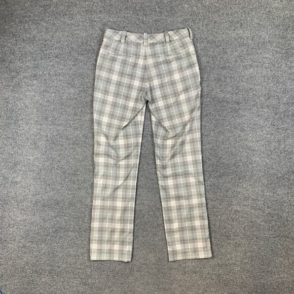 Nike Golf Pants Womens 4 Multi Tour Performance Dri Fit Plaid Mid Rise Pocket - Picture 8 of 11